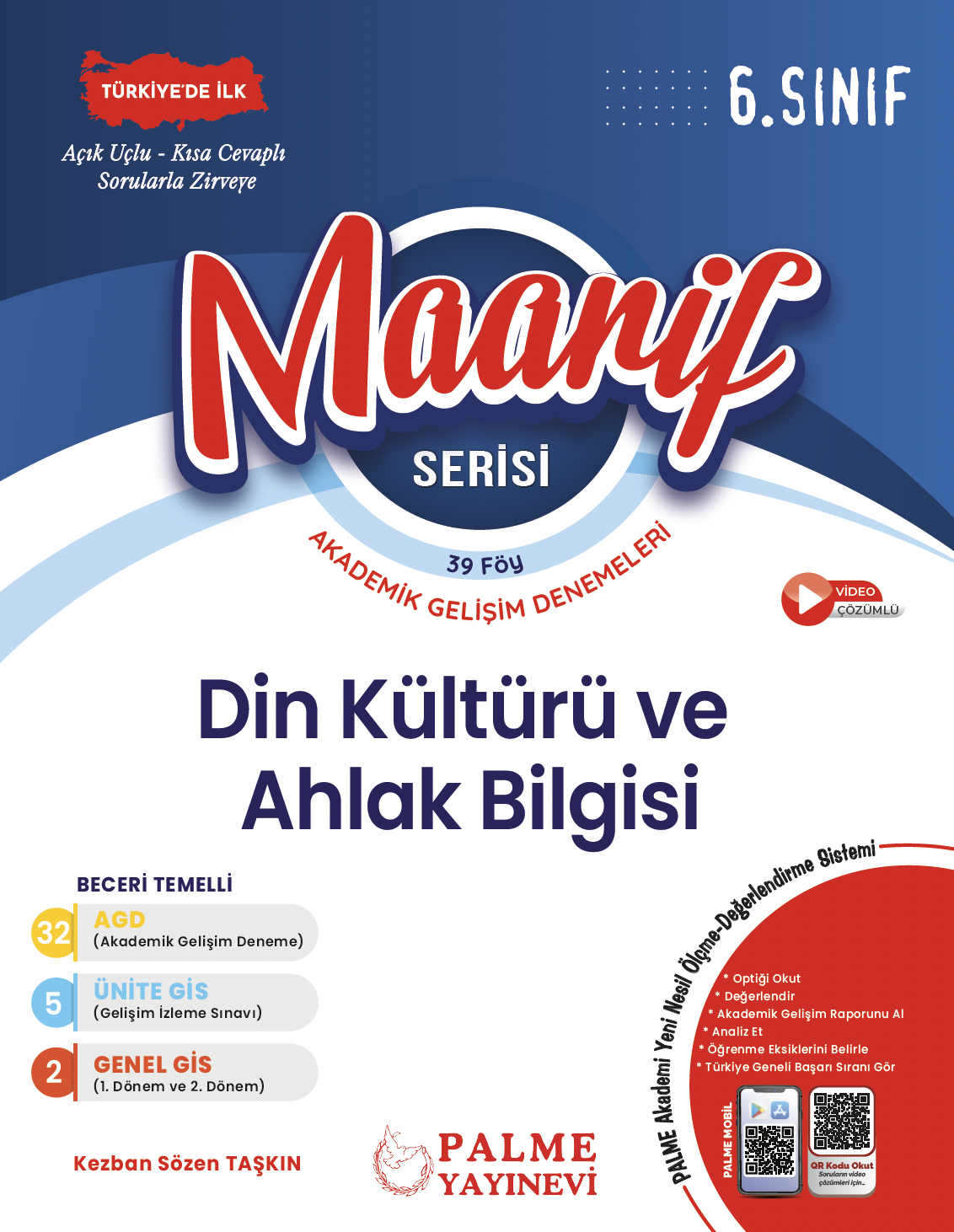 6. SINIF MAARİF DİN KÜLTÜRÜ VE AHLAK BİLGİSİ AKADEMİK GELİŞİM DENEMELERİ